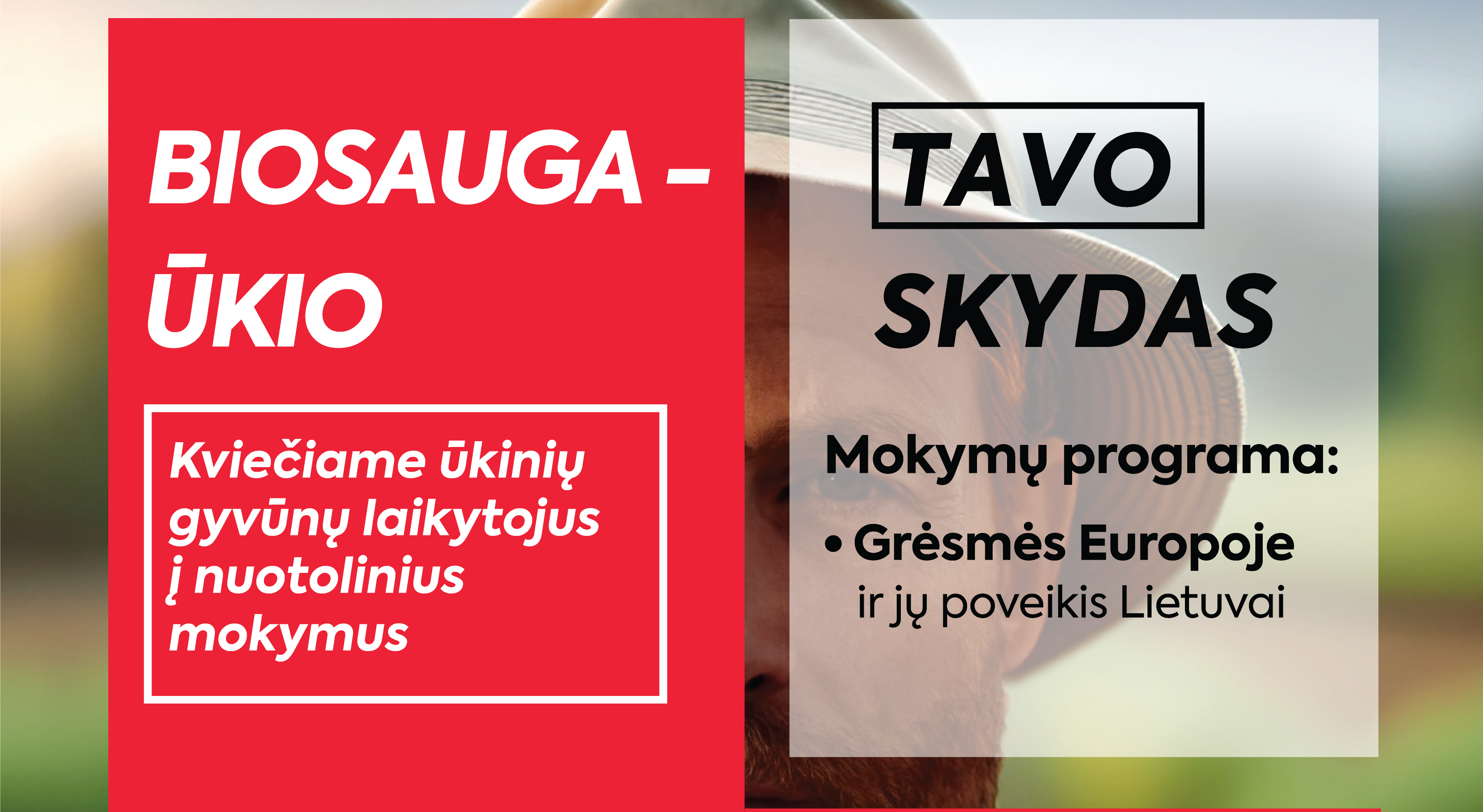 Biosauga nuotoliniai mokymai 2025